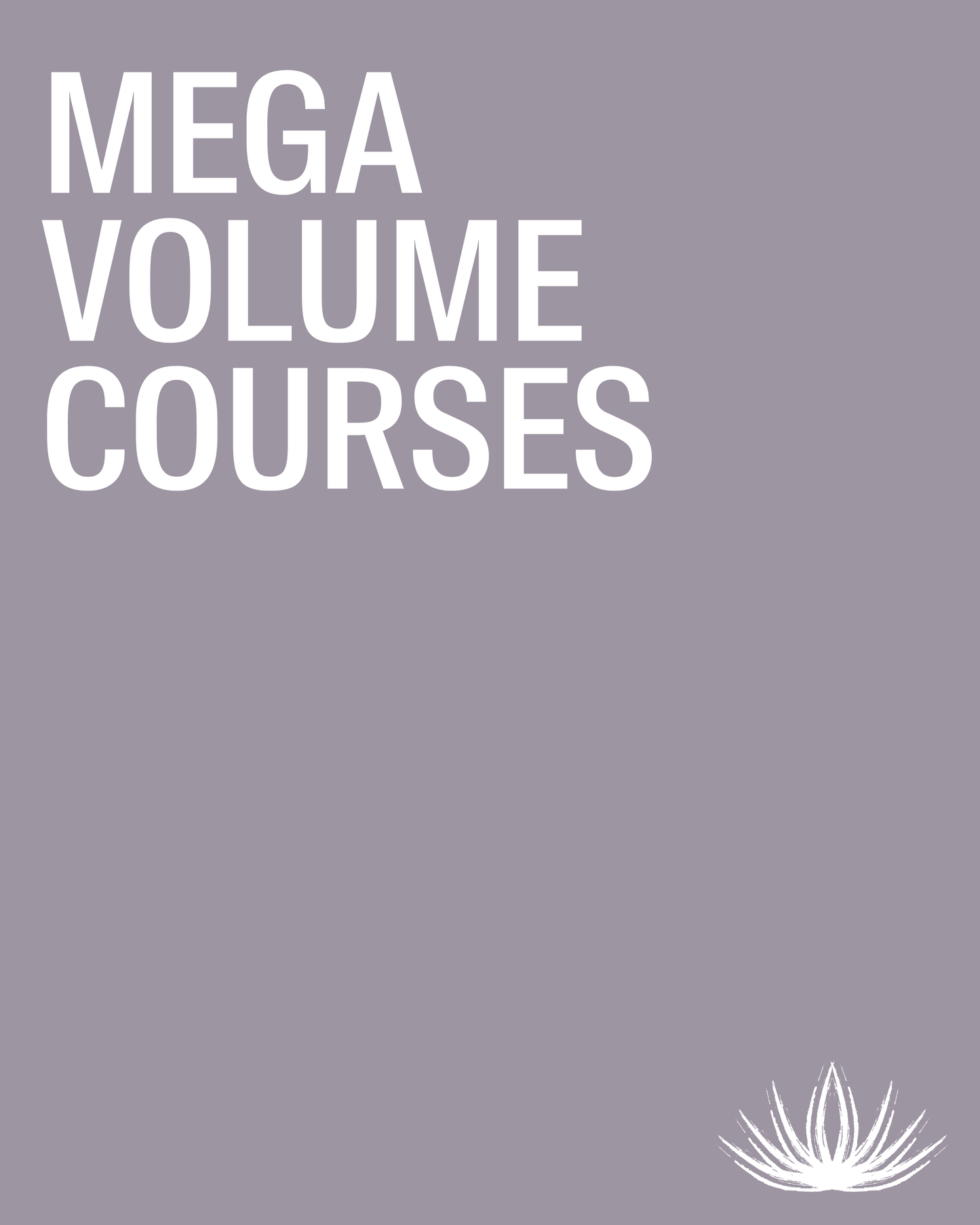 MEGA VOLUME COURSE Certification Course | Outlash Academy