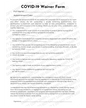 COVID-19 Waiver Form